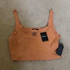 BRAND NEW! Forever 21 logo crop top.